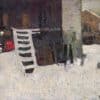 Verbier, Grange sous la neige