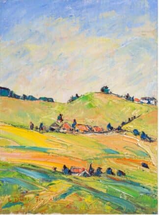 Paysage alpin ensoleillé